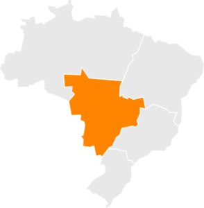 Mapa região centro-oeste do Brasil