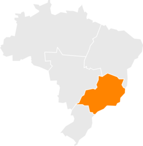 Mapa região sudeste do Brasil